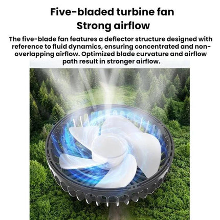 Car Rear USB Silent Three-Speed Adjustable Fan
