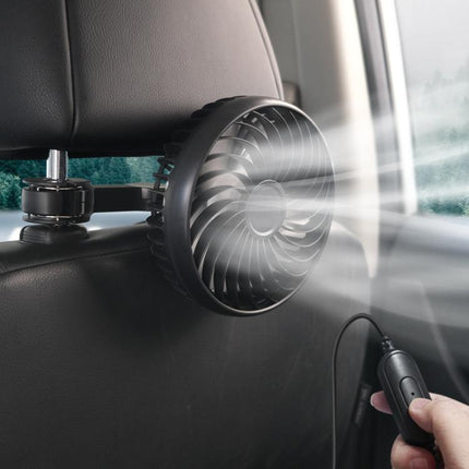 Car Rear USB Silent Three-Speed Adjustable Fan