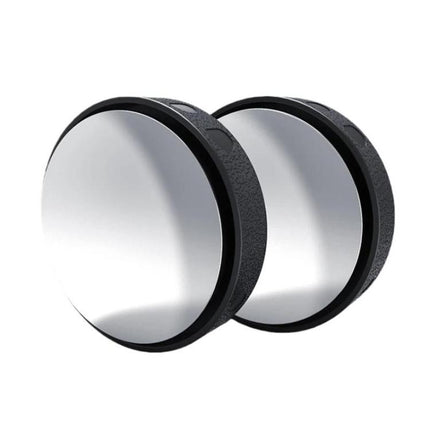 Car Suction Cup Type 360-Degree Adjustable Wide-View Reversing Mirror, Silver Pattern, Black Pattern, White Pattern