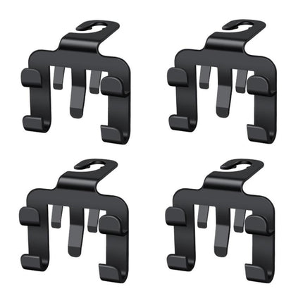 4pcs Multi-functional Car Seat Back Hook Phone Holder