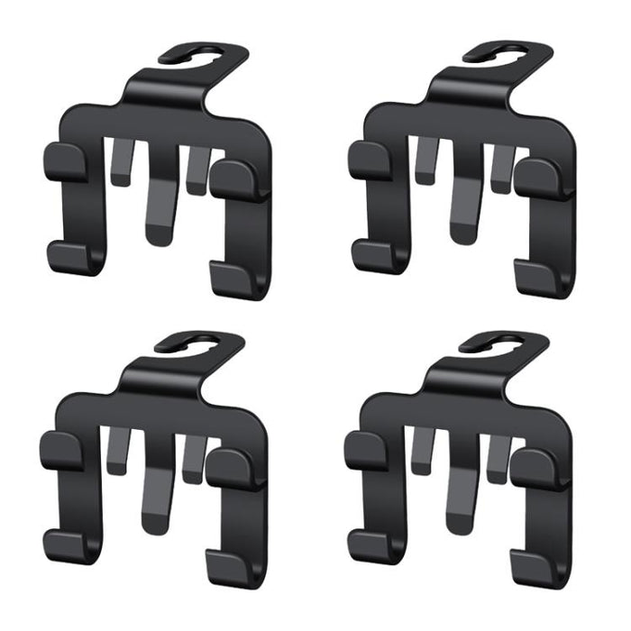 4pcs Multi-functional Car Seat Back Hook Phone Holder