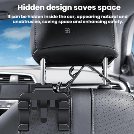 4pcs Multi-functional Car Seat Back Hook Phone Holder