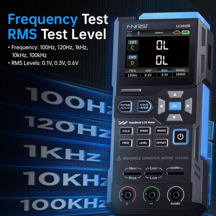 Handheld Digital Bridge Tester Capacitance Resistance Inductance Tester, FNIRSI LC1020E