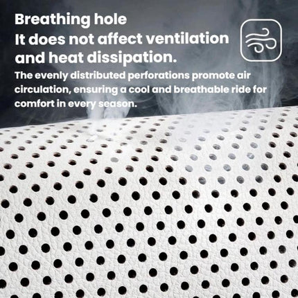 Ventilated Perforated Breathable Car Seat Cushion Universal Back Seat Cover For 5-Seater Cars, Front Seat Cushion Black, Front Seat Cushion Red, Front Seat Cushion Brown, Backrest Cushion Black, Backrest Cushion Red, Backrest Cushion Brown             ...
