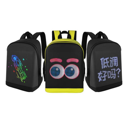 LED Illuminated Backpack Waterproof Casual Sports Student Bag