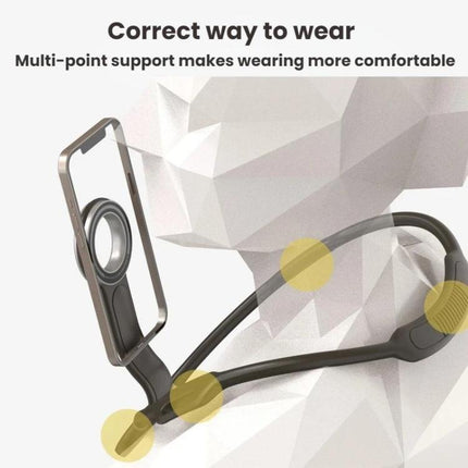 Outdoor Live Streaming Selfie Neckband Magnetic Phone Holder