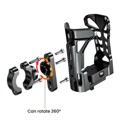 Bicycle Cup Holder With 5-Color Ambient Lights Motorcycle Water Bottle Cage, Kewig SHJ-2