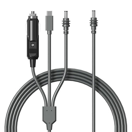 3 in 1 Mini Car DC Charger Power Cord, 3m