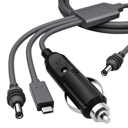 3 in 1 Mini Car DC Charger Power Cord, 3m
