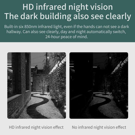 Smart Night Vision WiFi Wireless Voice Intercom Monitoring Video Doorbell