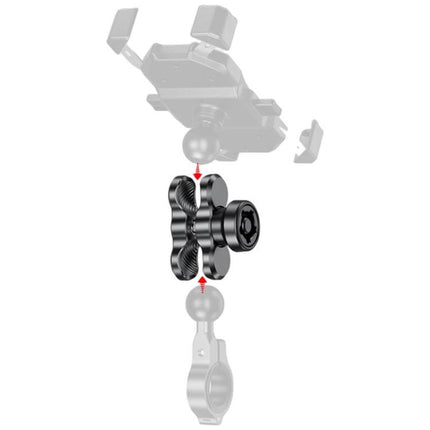 J5 Metal Clamp Arm Anti-Theft Heightening Connecting Rod Phone Mount Height-Extending Accessory, J5 Metal Clamp Arm