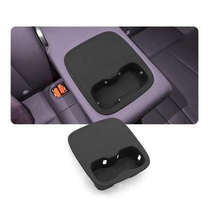 For Leapmotor B10 Wireless Charging Silicone Anti-Slip Water Bottle Holder