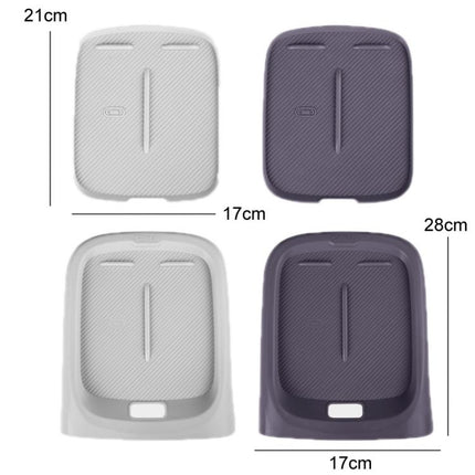 For 2025 Leapmotor B10 Center Console Wireless Charging Silicone Protective Anti-Slip Mat, Purple Half-coverage, Purple Full-coverage, Gray Half-coverage, Gray Full-coverage