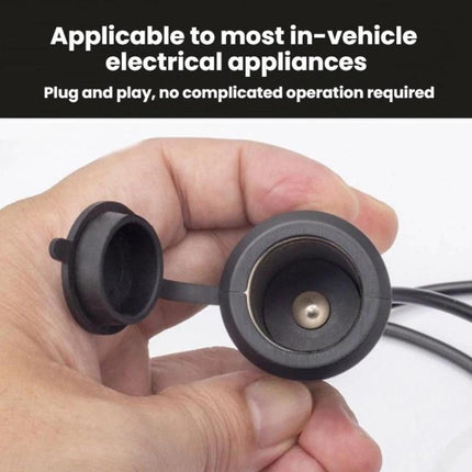 Car Cigarette Lighter High-power Female Connector Extension Cable