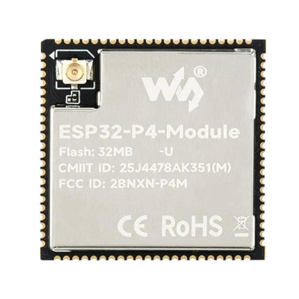 WAVESHARE ESP32-P4-Module Core Board Supports 2.4GHz Wi-Fi And Bluetooth 5.3, 16MB, 32MB, 16MB Onboard IPEX Connector, 32MB Onboard IPEX Connector