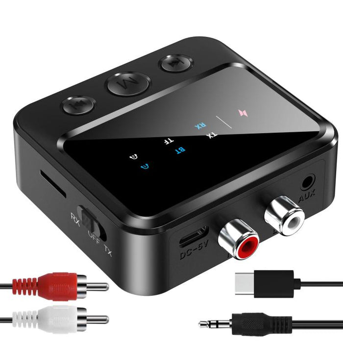 C56 Bluetooth 5.4 Audio Transmitter & Receiver with TF Card Playback