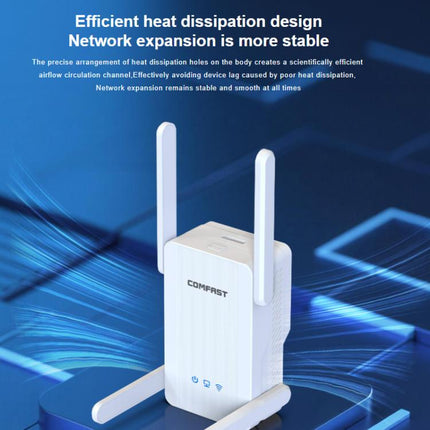 COMFAST CF-XR187 Dual-Band 2700Mbps WiFi 6 Range Extender Gigabit Wireless Repeater Signal Amplifier, EU Plug, US Plug