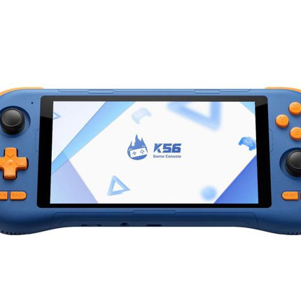 K56 Retro Game Console With 5.5-Inch Touchscreen Android 14 OS, ES-DE Frontend For Faster Gameplay, Without Game Card, 6+128G