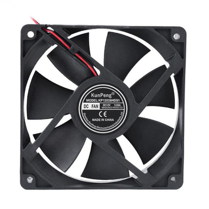 KunPeng DC12025SL12cm Oil-Impregnated Bearing DC Fan Freezer Cooling Fan, 12V, 24V
