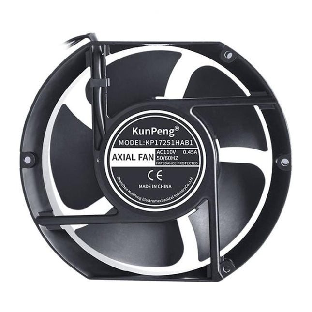 KunPeng 38W 2600r/Min Ball Bearing Cooling Fan Charging Pile Axial Flow Fan, 110V, 220V, 380V