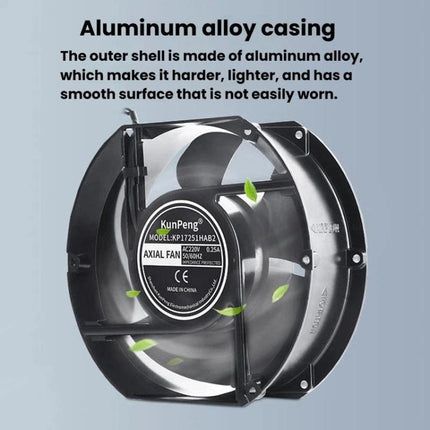 KunPeng 38W 2600r/Min Ball Bearing Cooling Fan Charging Pile Axial Flow Fan, 110V, 220V, 380V