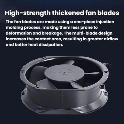 KunPeng 38W 2600r/Min Ball Bearing Cooling Fan Charging Pile Axial Flow Fan, 110V, 220V, 380V