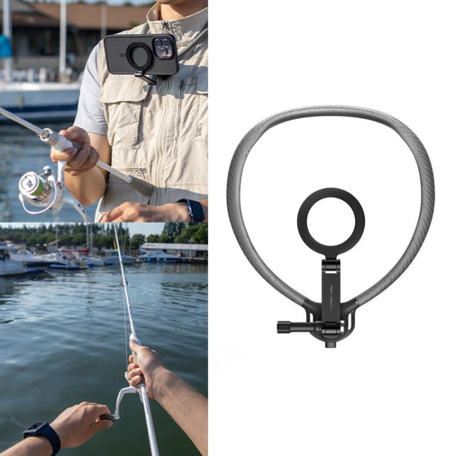 PGYTECH Magnetic Neck Hanger Front-View Phone View, P-GM-392