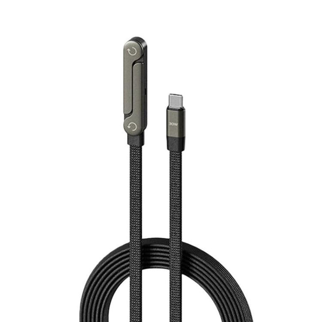1.5m Data Cable With Foldable Stand Fast-Charging Braided Charging Cable, 240W Type-C To Type-C, 30W Type-C To 8 Pin, 65W USB-A To Type-C
