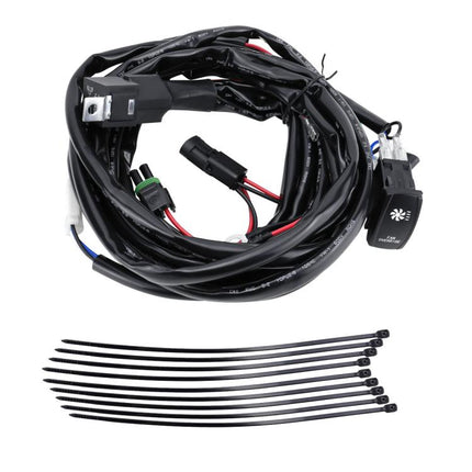 UTV Cooling Waterproof Fan Harness Switch Kit