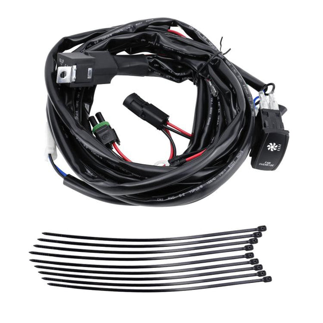 UTV Cooling Waterproof Fan Harness Switch Kit