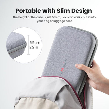 aMagisn Medium Carrying Case For Insta360 X4 Air/X4/X5 Hard EVA Shell with Removable Soft Interior, For Insta360 X4 Air/X4/X5