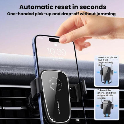 M7 Car Air Vent Gravity Phone Mount With Anti-Drop Tail Clip, M7