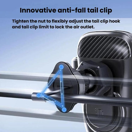 M7 Car Air Vent Gravity Phone Mount With Anti-Drop Tail Clip, M7