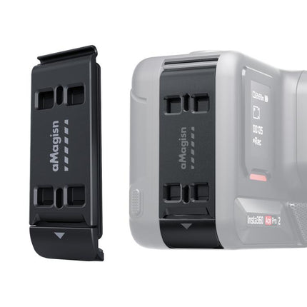 For Insta360 Ace Pro 2 aMagisn Vertical Shooting Battery Cover Magnetic Quick-Release & Splash Proof Battery Door