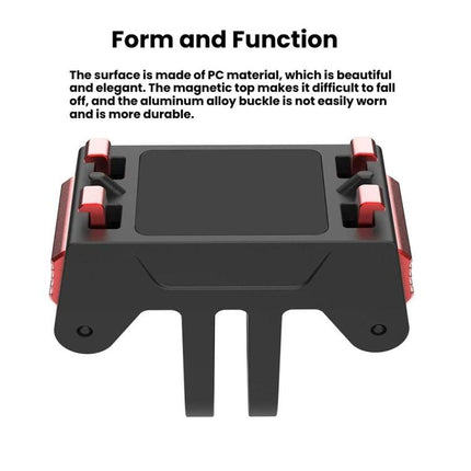 Magnetic Quick-Release Adapter Base for Insta360 X5, Ace Pro 2, Ace Pro, 2-claw Magnetic Adapter