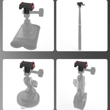 Magnetic Quick-Release Adapter Base for Insta360 X5, Ace Pro 2, Ace Pro, 2-claw Magnetic Adapter