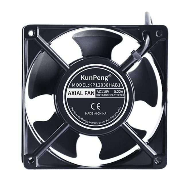 KunPeng 23W 12cm Ball Bearing AC Cooling Fan Industrial Humidifier Fan, 110V, 220V, 380V