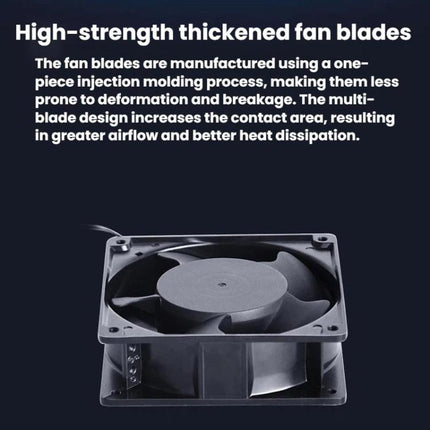 KunPeng 23W 12cm Ball Bearing AC Cooling Fan Industrial Humidifier Fan, 110V, 220V, 380V