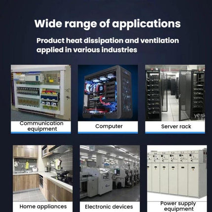 KunPeng 23W 12cm Ball Bearing AC Cooling Fan Industrial Humidifier Fan, 110V, 220V, 380V