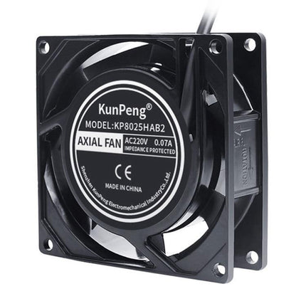 KunPeng 8cm 17W Cooling Fan Ball Bearing Axial AC Fan, 110V, 220V