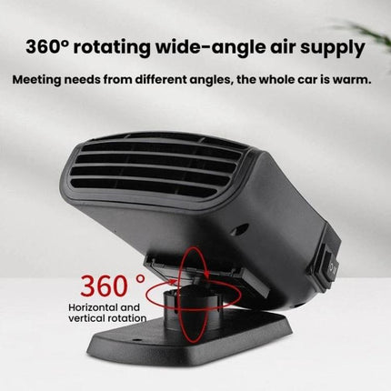 150W Universal Multi-Functional Car Heater Heating & Cooling Dual-Purpose Demisting Fan, 12v, 24v