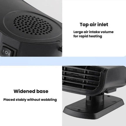 150W Universal Multi-Functional Car Heater Heating & Cooling Dual-Purpose Demisting Fan, 12v, 24v