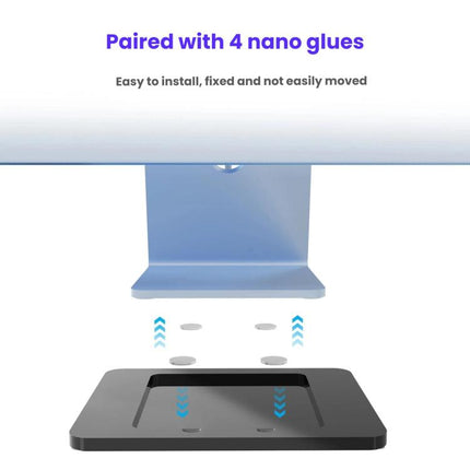 For 24-Inch IMac M1-M3 Acrylic Widened Base Desktop Stand Enhanced Stability Holder, Base