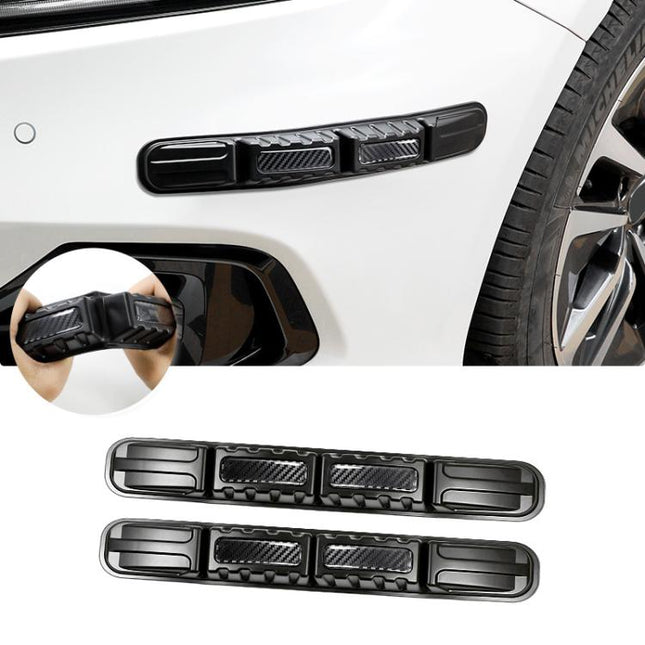 CTU040-1 2pcs Car Bumper Anti-Collision Strip Universal Trunk Anti-Scratch Protective Sticker, CTU040-1