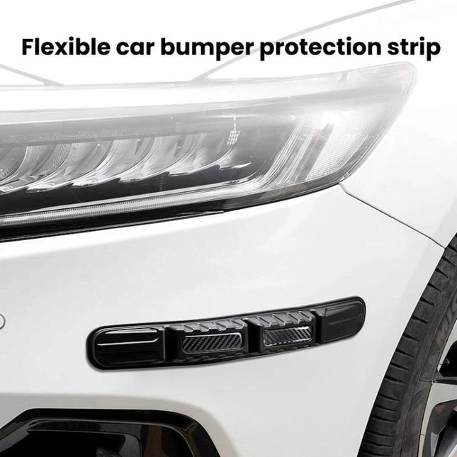 CTU040-1 2pcs Car Bumper Anti-Collision Strip Universal Trunk Anti-Scratch Protective Sticker, CTU040-1