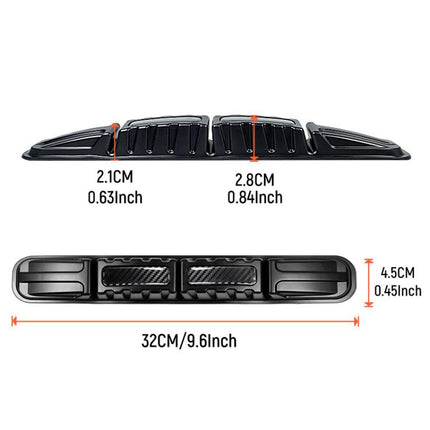 CTU040-1 2pcs Car Bumper Anti-Collision Strip Universal Trunk Anti-Scratch Protective Sticker, CTU040-1