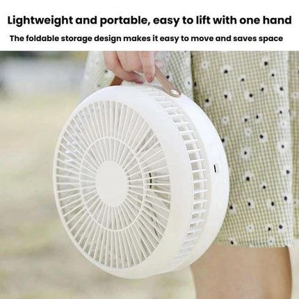 F11 Desktop Telescopic Folding Fan Outdoor Mini Portable Charging Desk Fan, F11