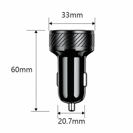 Car Cigarette Lighter LED Indicator USB Charger With Switch