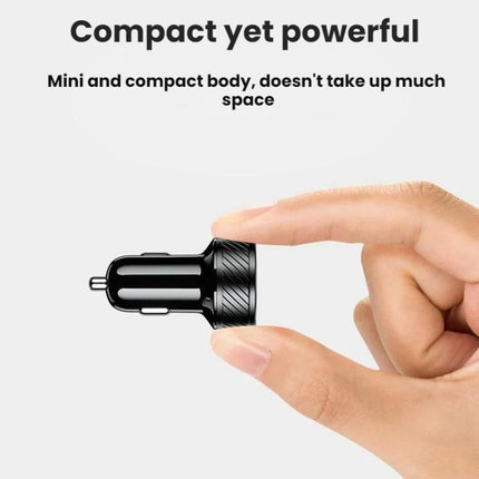 Car Cigarette Lighter LED Indicator USB Charger With Switch