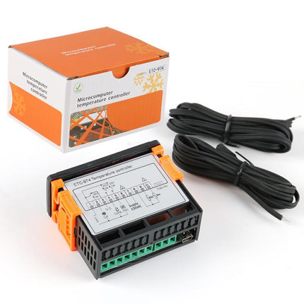 ETC-974 Embedded Digital Temperature Controller With Cooling, Defrost, And Fan Functions, ETC-974 220V, ETC-974 110V
